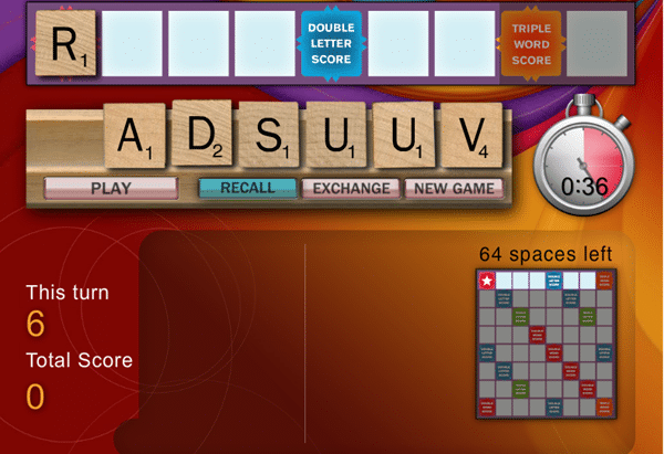 game tiếng Anh Scrabble