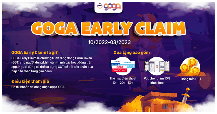 ứng dụng học tiếng anh goga